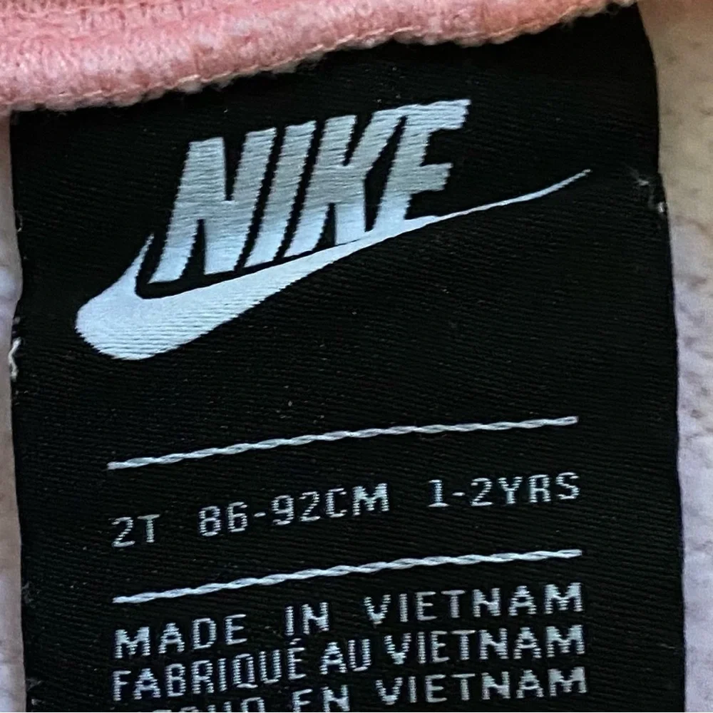 Nike Toddler Sz 2T‎ Pink Heather Velour Logo Sweatshirt
